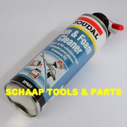 Soudal Pistool en PU schuimreiniger spray gun en foam cleaner SPB 500 ml | 052154